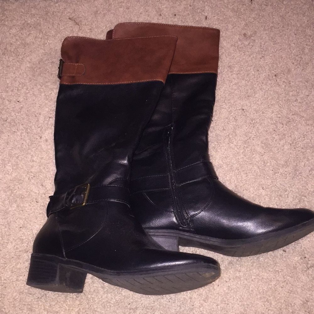 Black and brown boots!!!